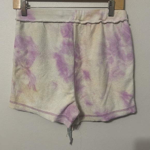NWT Kirious Los Angeles Women's Size Small Tie Dye Fleece Sweat shorts - Picture 4 of 5